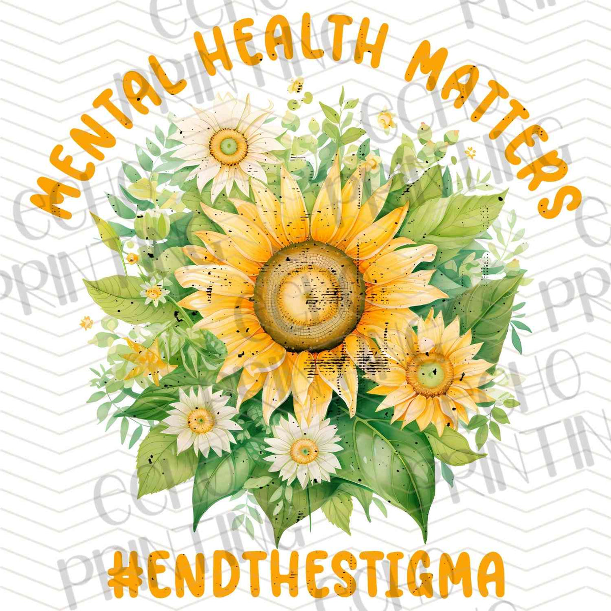 MHSM 279 - END THE STIGMA SUNFLOWER