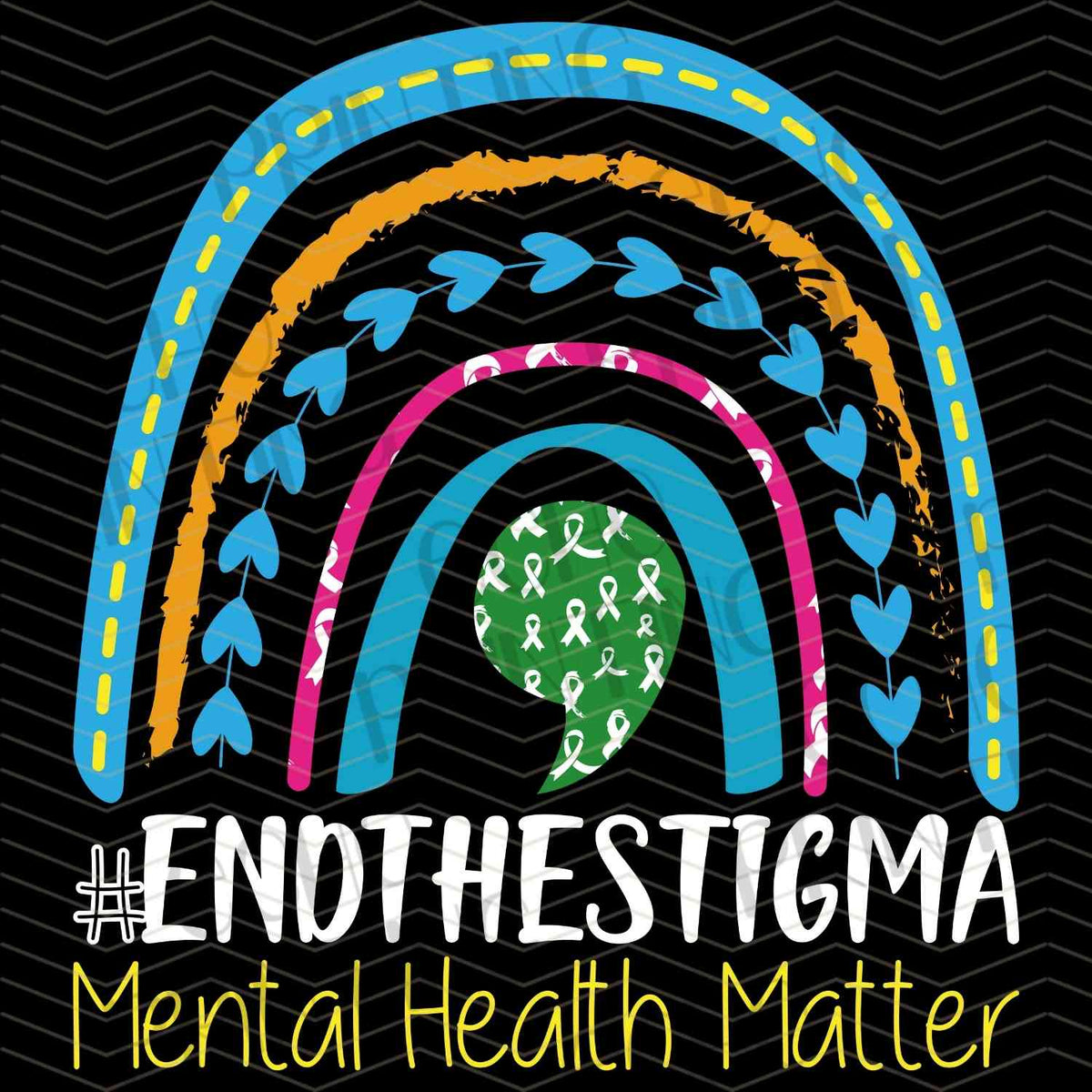 MHSM 281 - END THE STIGMA RAINBOW