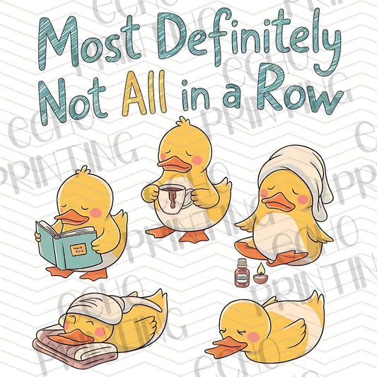 MHSM 407 – NOT ALL IN A ROW