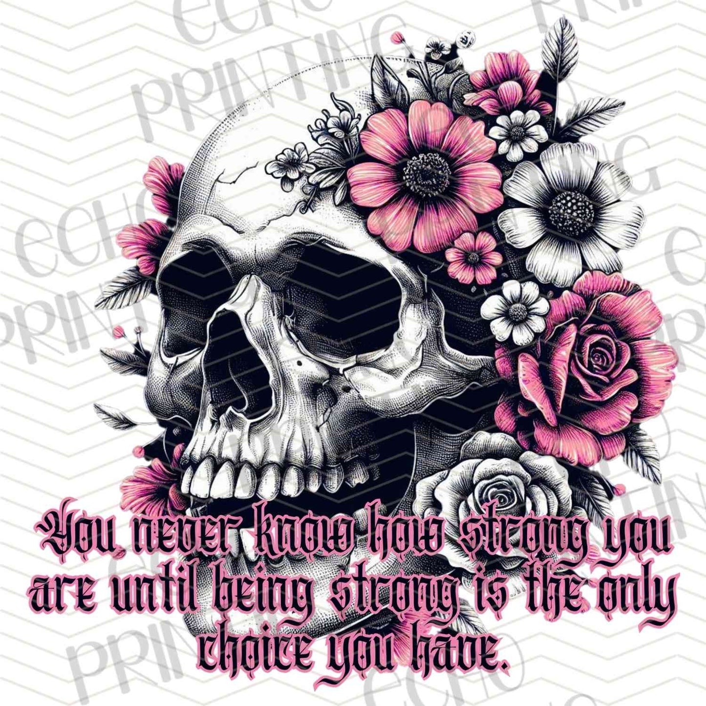 MHSM 438 - SKULL FLORAL ART