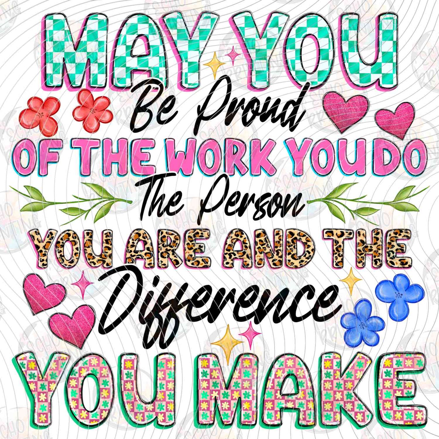 MHSM 458 - MAY YOU BE PROUD OF THE WORK YOU DO