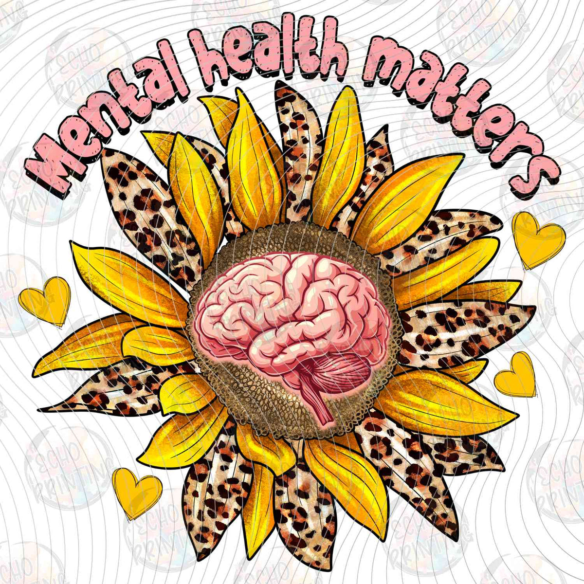 MHSM 459 - MENTAL HEALTH MATTERS SUNFLOWER BRAIN