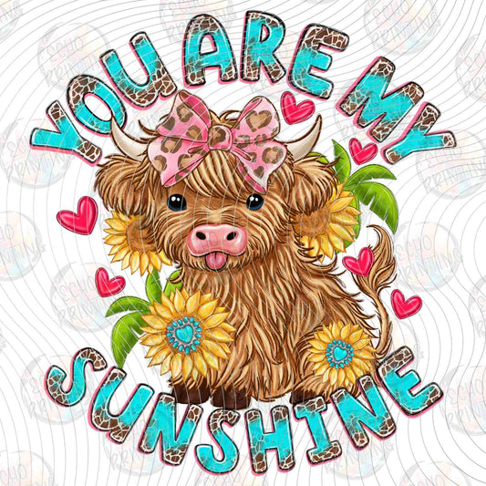 MHSM 479 - YOU ARE MY SUNSHINE HIGHLAND COW