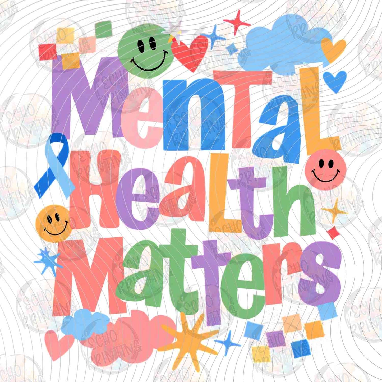MHSM 497 - MENTAL HEALTH MATTERS COLORFUL LETTERS