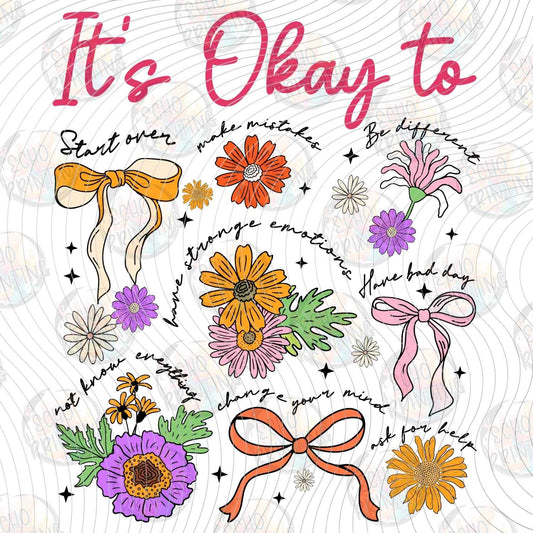 MHSM 538 - ITS OKAY TO REST FLORAL