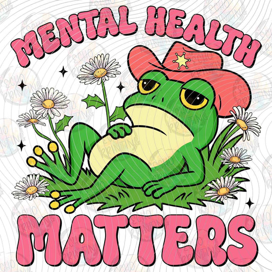 MHSM 549 - FROG MENTAL HEALTH MATTERS