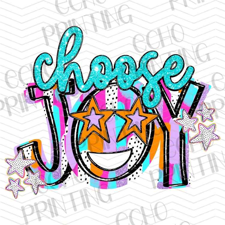 MHSM 619 - CHOOSE JOY RETRO STYLE