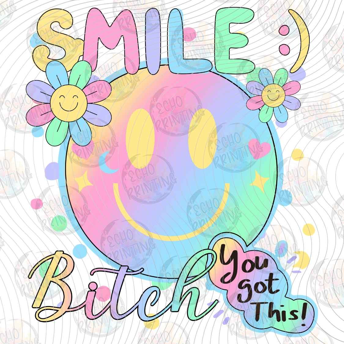 MHSM 738 - SMILEY FLOWERS