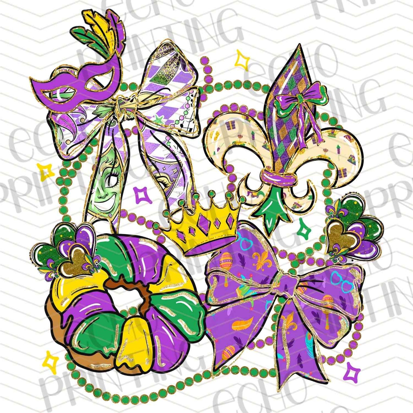 MRGG 105 - MARDI GRAS COLLAGE