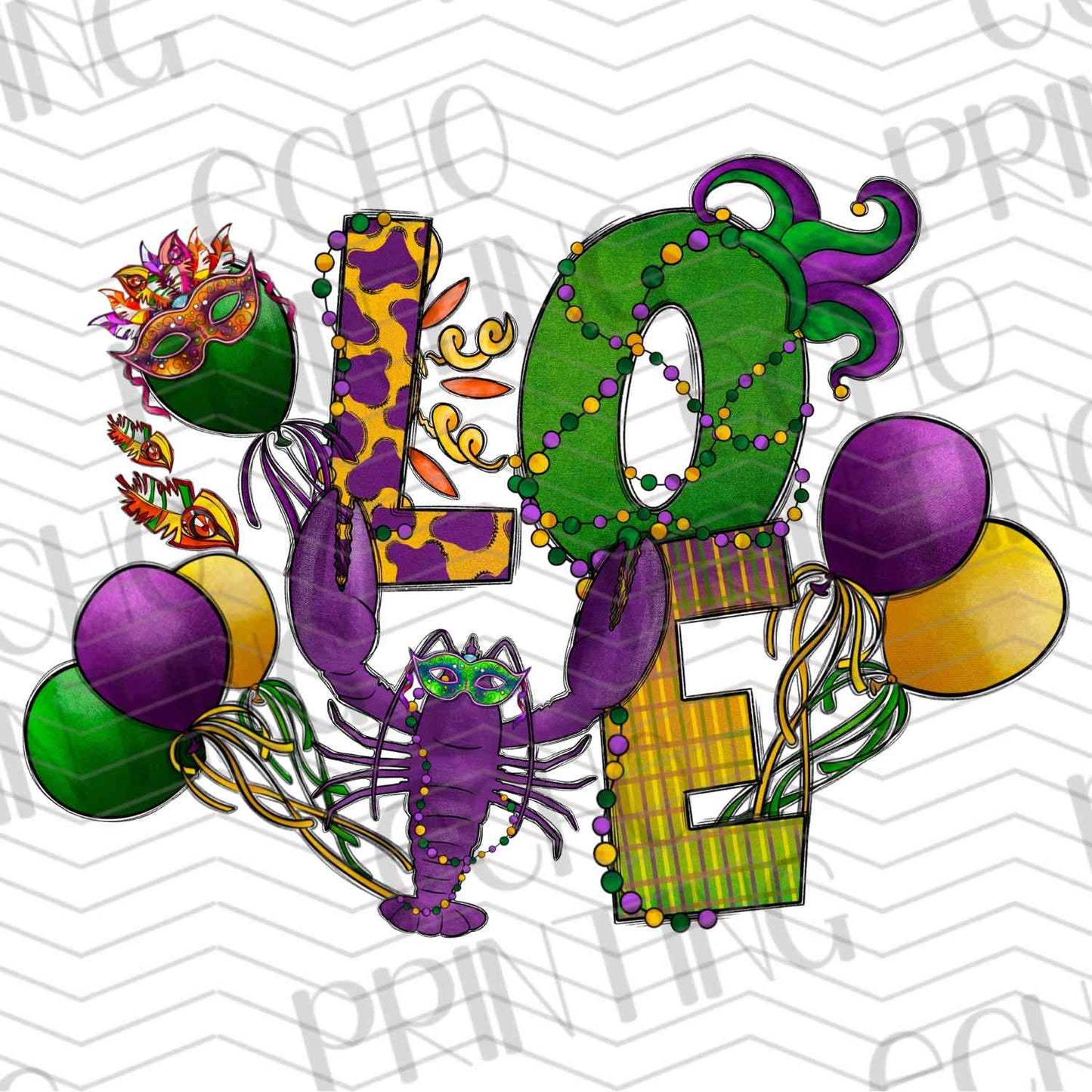 MRGG 52 - BALLOONS AND MASK SET