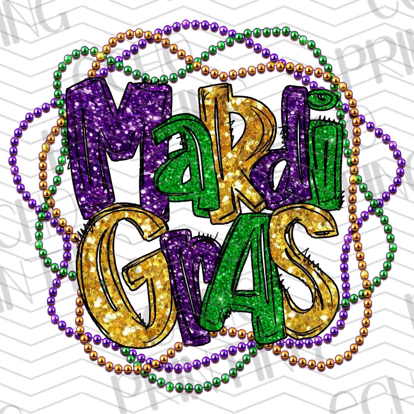 MRGG 54 - GREEN PURPLE TEXT BURST