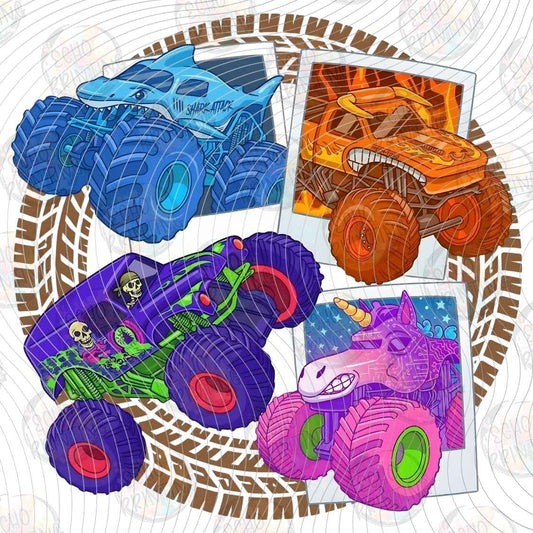 MRJ 37 - MONSTER TRUCK COLLAGE