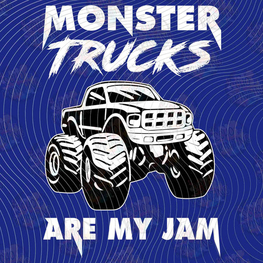 MRJ 9 - MONSTER TRUCKS ARE MY JAM BLUE