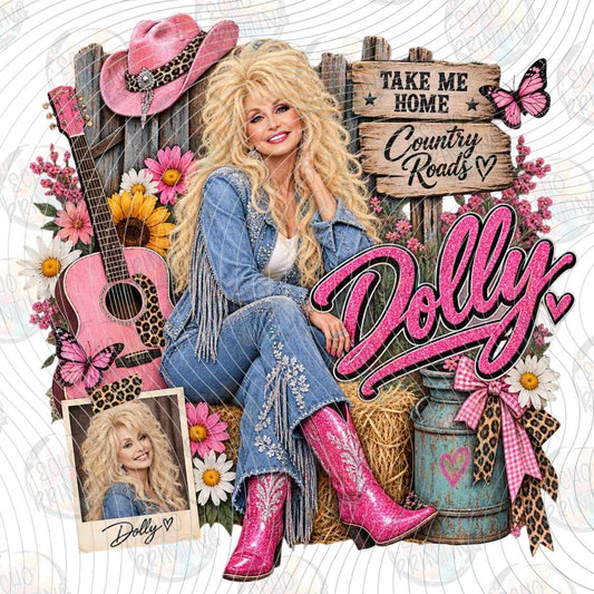 MSDTR 111 - COUNTRY MUSIC ICON COLLAGE
