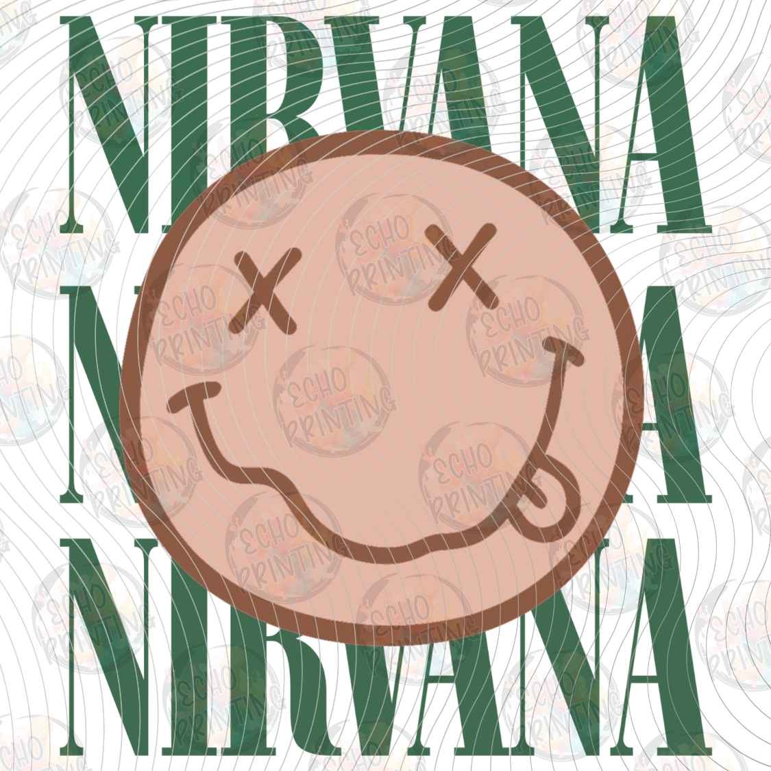MSDTR 130 - GRUNGE SMILEY GREEN