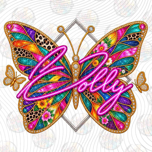 MSDTR 96 - COUNTRY MUSIC BUTTERFLY ART
