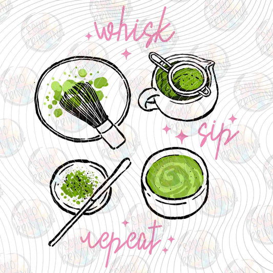 MTGT 7 - WHISK SIP REPEAT MATCHA