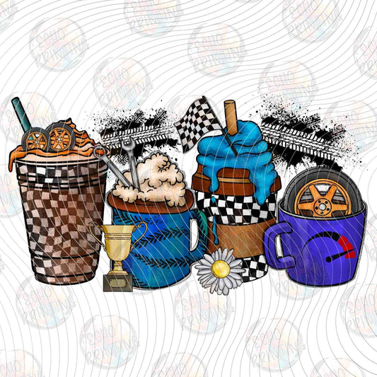 MTRSR 14 - RACING DRINK CUPS