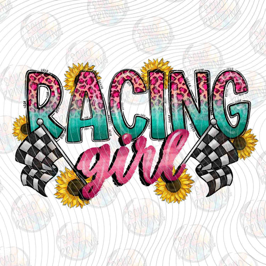 MTRSR 15 - RACING GIRL CHECKERED FLAGS