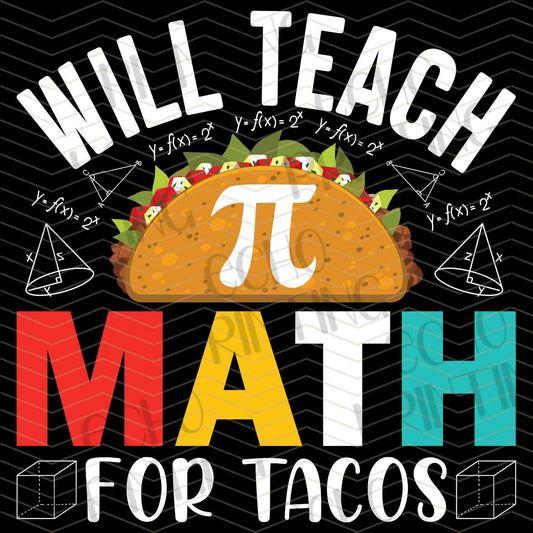PDYG 101 – WILL TEACH MATH FOR TACOS