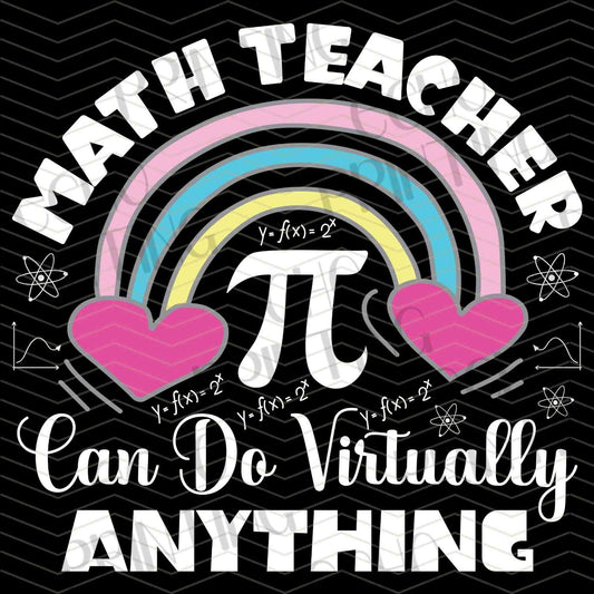 PDYG 52 - MATH TEACHER CAN DO VIRTUALLY ANYTHING