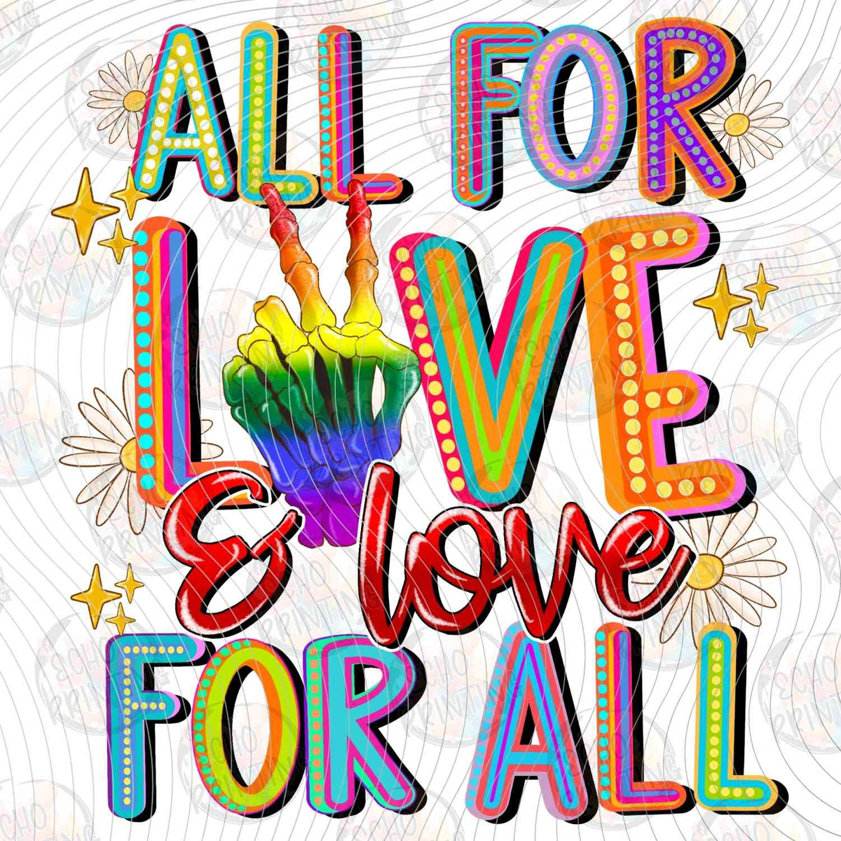 PRDG 1 - ALL FOR LOVE AND LOVE FOR ALL RAINBOW