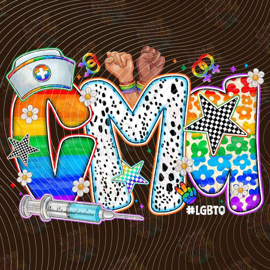 PRDG 12 - CMA MEDICAL LETTERS RAINBOW LEOPARD BLACK