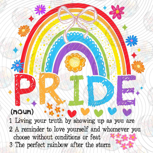 PRDG 29 - PRIDE NOUN DEFINITION RAINBOW