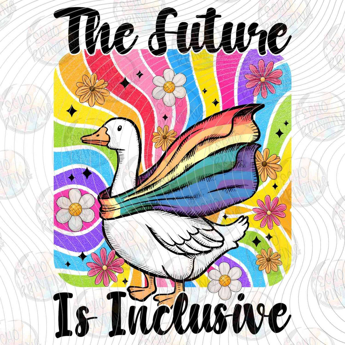 PRDG 42 - THE FUTURE IS INCLUSIVE RAINBOW GOOSE