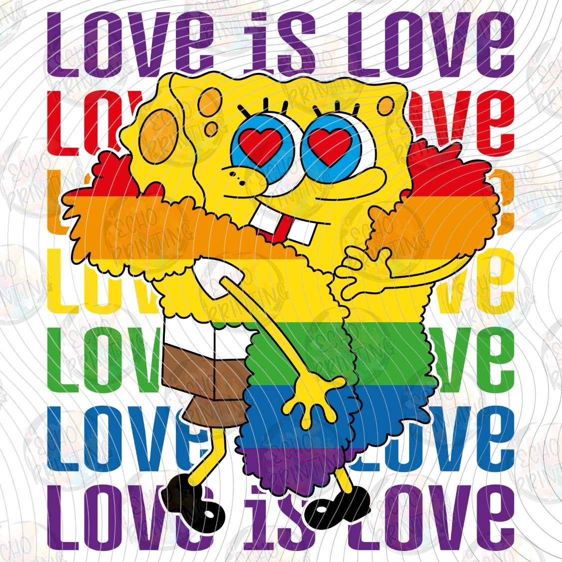 PRDG 51 - LOVE IS LOVE RAINBOW ART