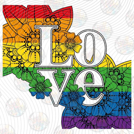 PRDG 57 - DO LOVE RAINBOW FLORALS