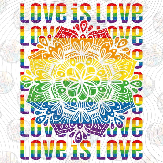 PRDG 58 - LOVE IS LOVE RAINBOW MANDALA