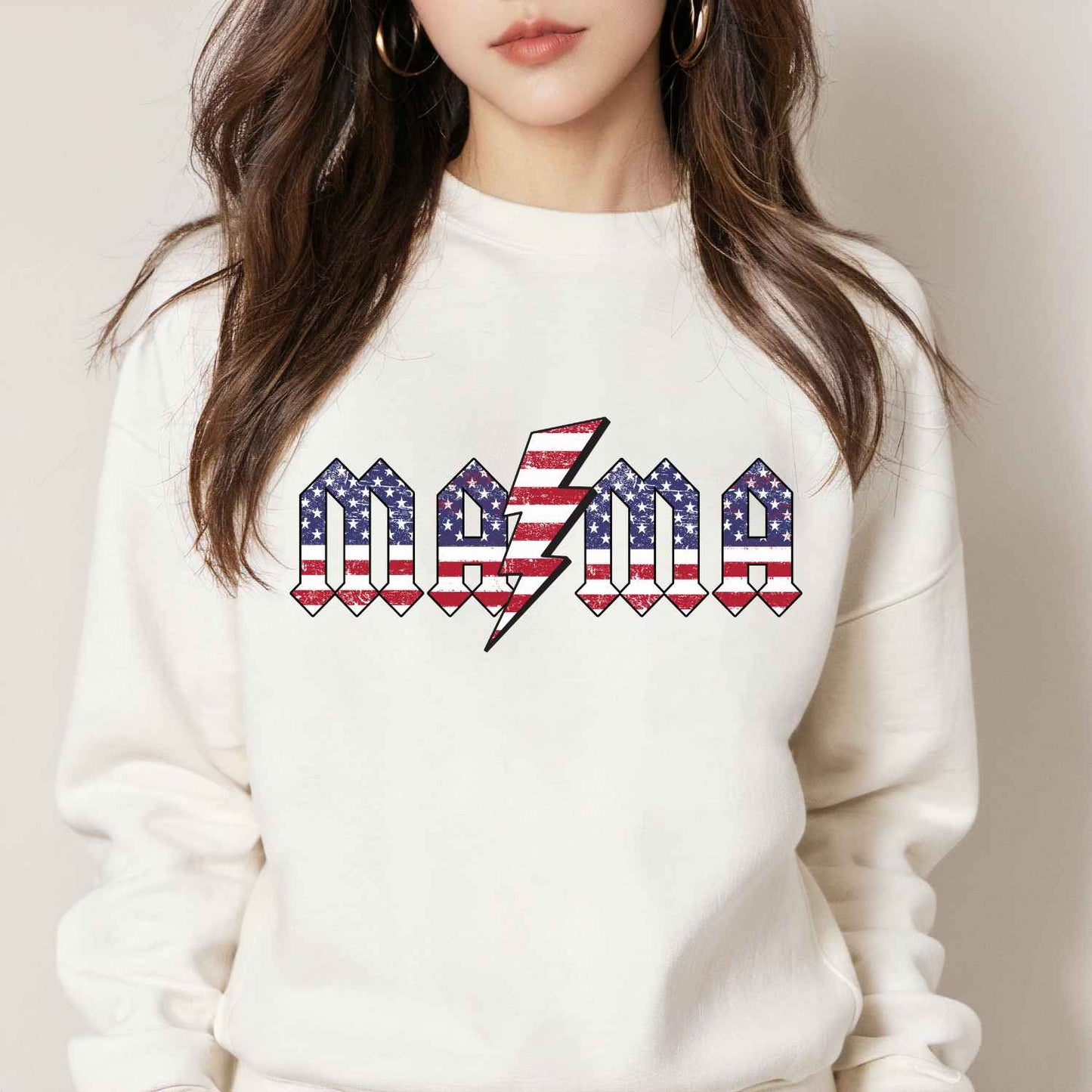 E41643 - Rocker Mama Lightning Bolt 4th of July