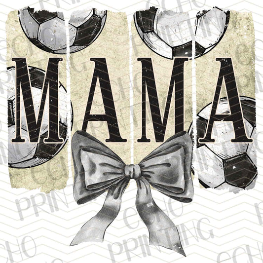 SCR 3 - MAMA GRAYSCALE SOCCER COLLAGE