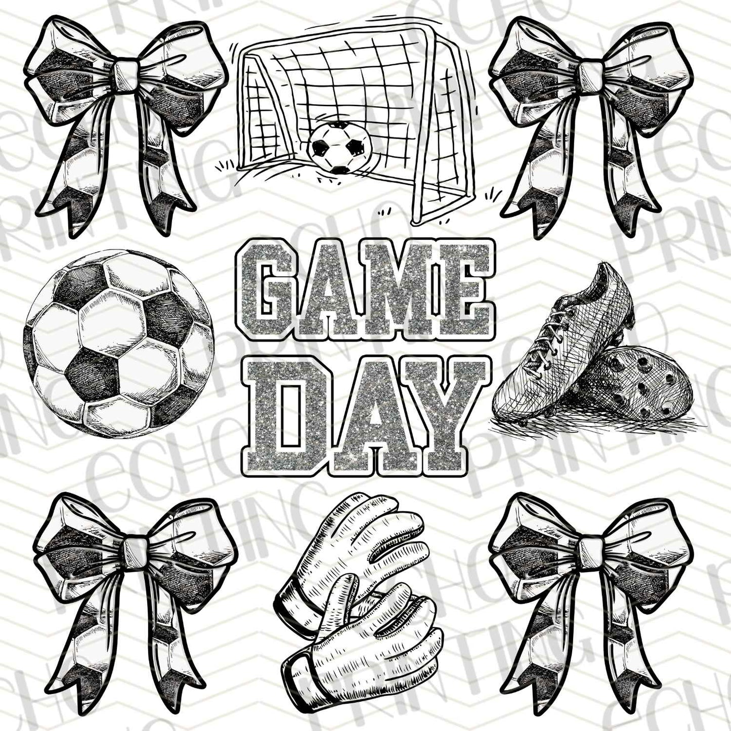 SCR 4 - GAME DAY SOCCER BOW