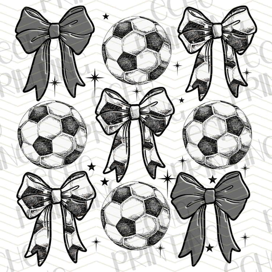 SCRG 7 - SOCCER BALLS AND BOWS