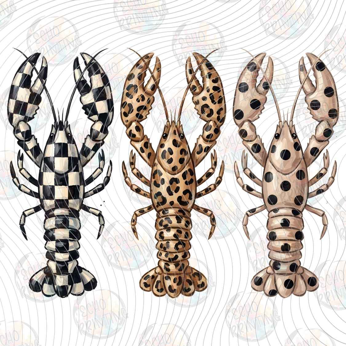 SMRG 1047 - LOBSTER TRIO BEACH STYLE