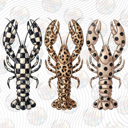 SMRG 1047 - LOBSTER TRIO BEACH STYLE