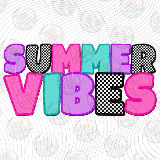 SMRG 1068 - SUMMER VIBES RETRO LETTERING