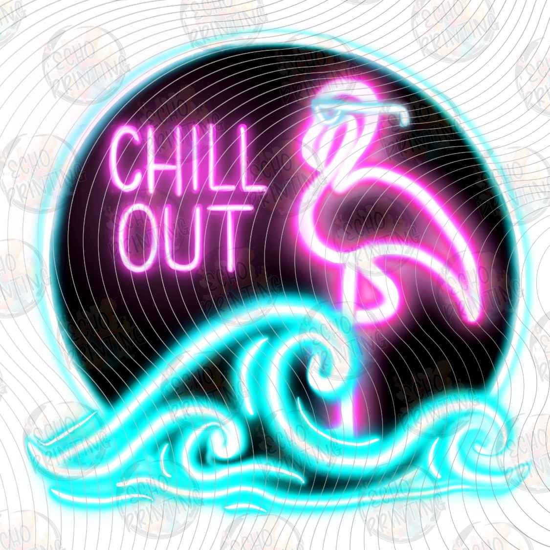 SMRG 1084 - CHILL OUT NEON FLAMINGO