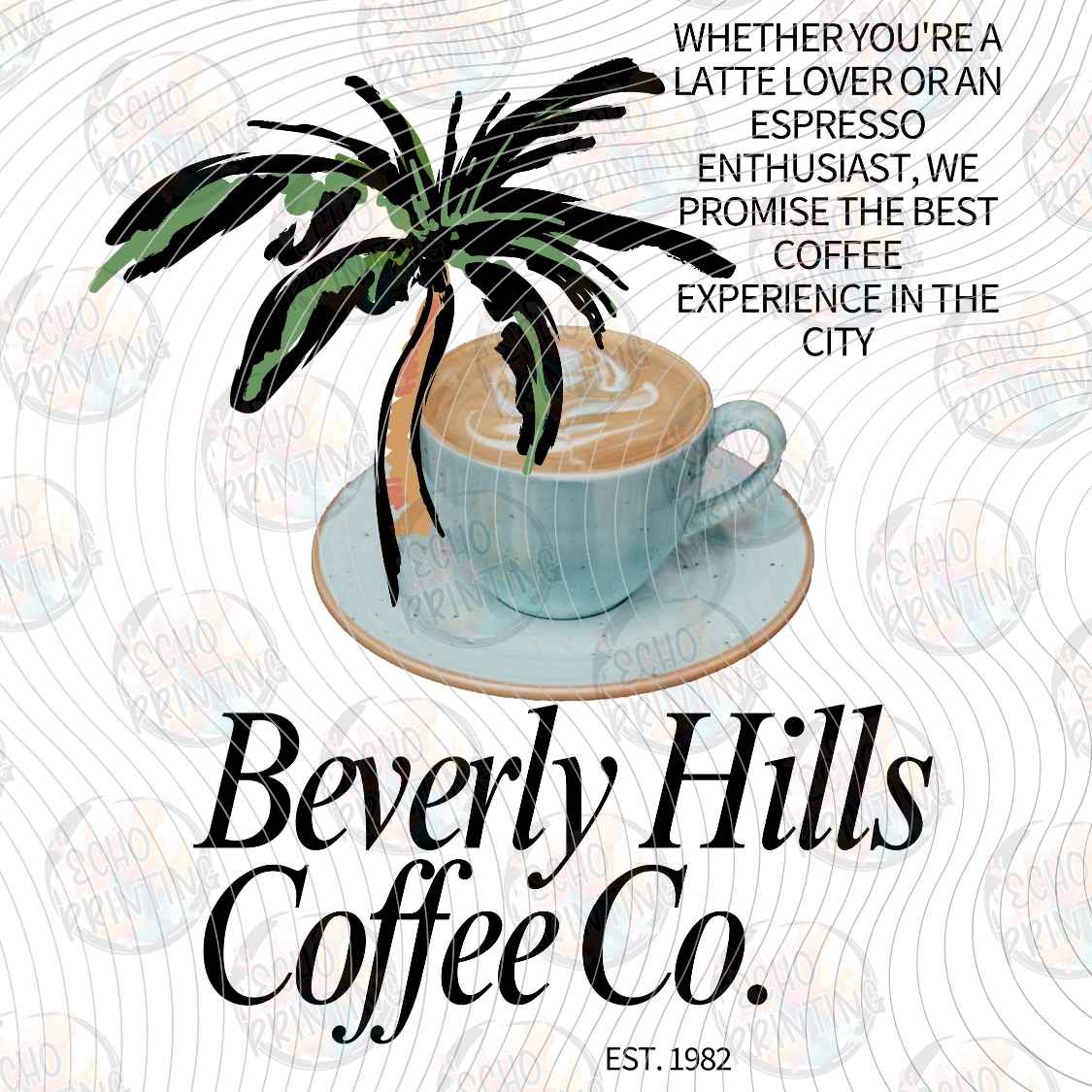 SMRG 1087 - COFFEE COMPANY RETRO PALMS