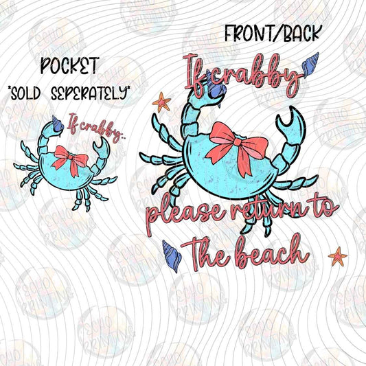 SMRG 1109 - BEACH PLEASE SUMMER VIBES ** POCKET SOLD SEPERATELY **