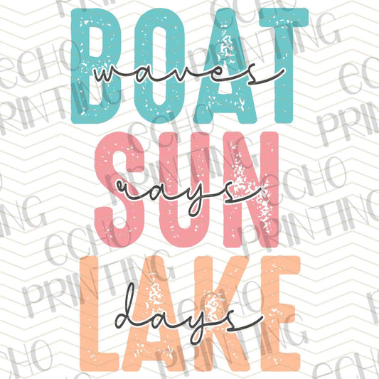 SMRG 412 - BOAT SUN LAKE