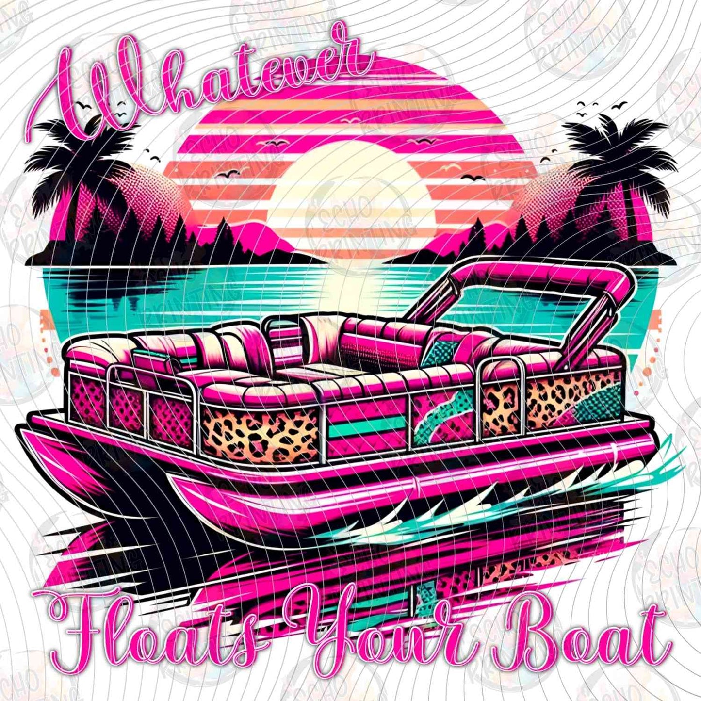 SMRG 515 - FLOATS YOUR BOAT RETRO SUNSET