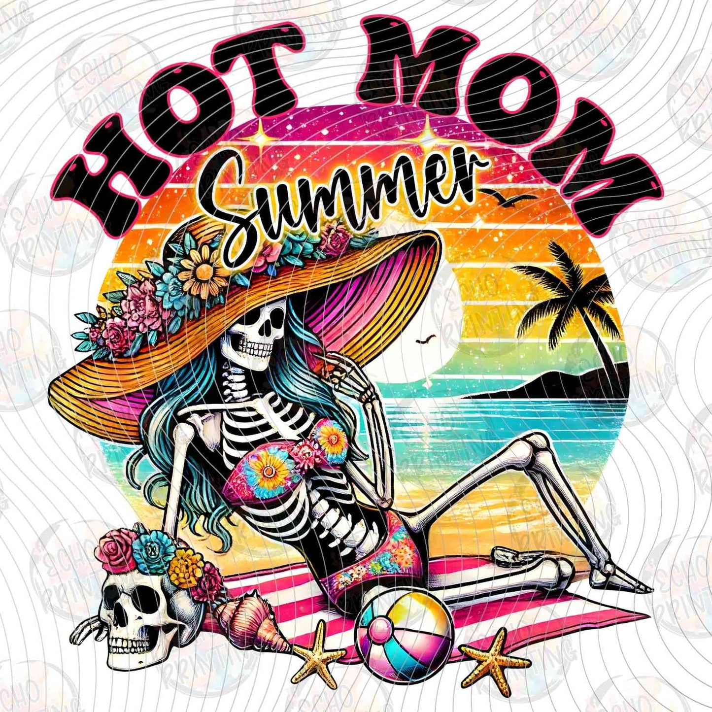 SMRG 553 - HOT MOM SUMMER SKELETON BEACH