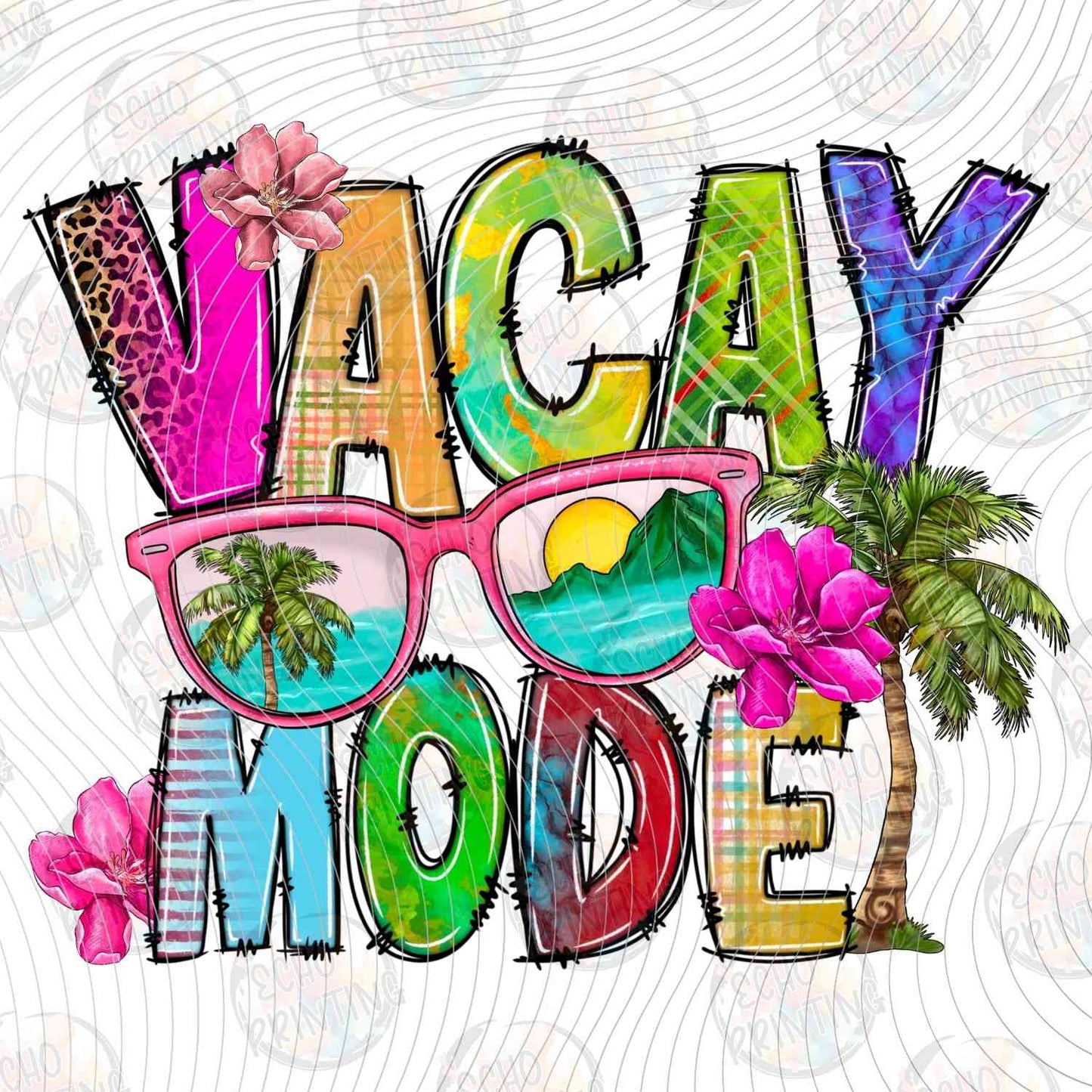 SMRG 582 - VACAY MODE TROPICAL TYPOGRAPHY