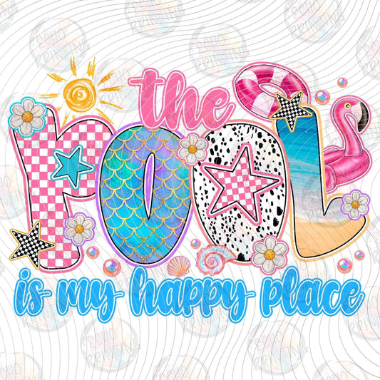 SMRG 592 - THE POOL IS MY HAPPY PLACE