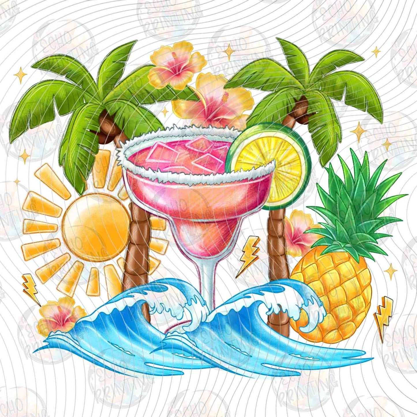 SMRG 598 - TROPICAL COCKTAIL BEACH SCENE