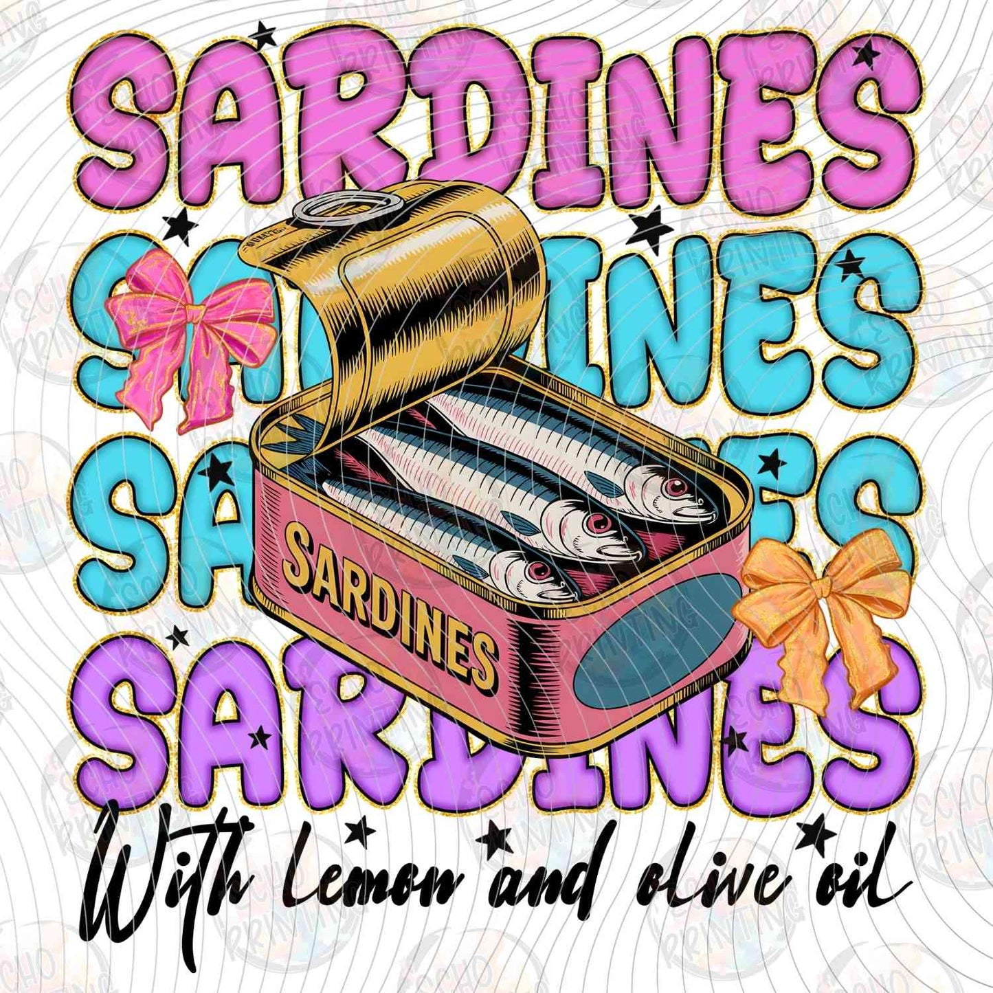 SMRG 616 - SARDINES AND SUNSHINE CAN GRAPHIC