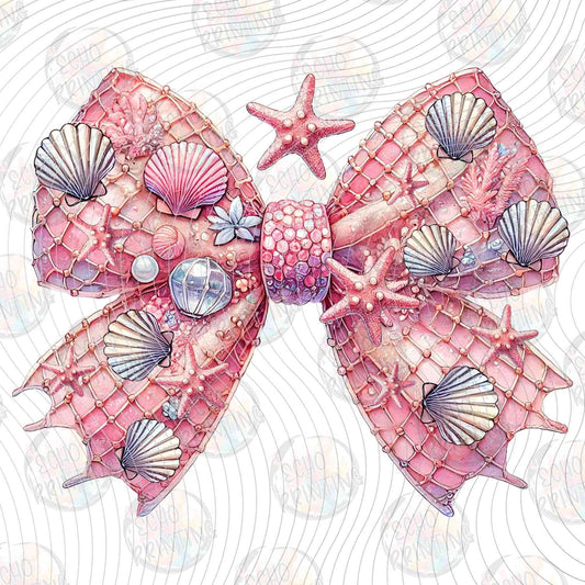 SMRG 623 - PINK GINGHAM PATTERN BOW